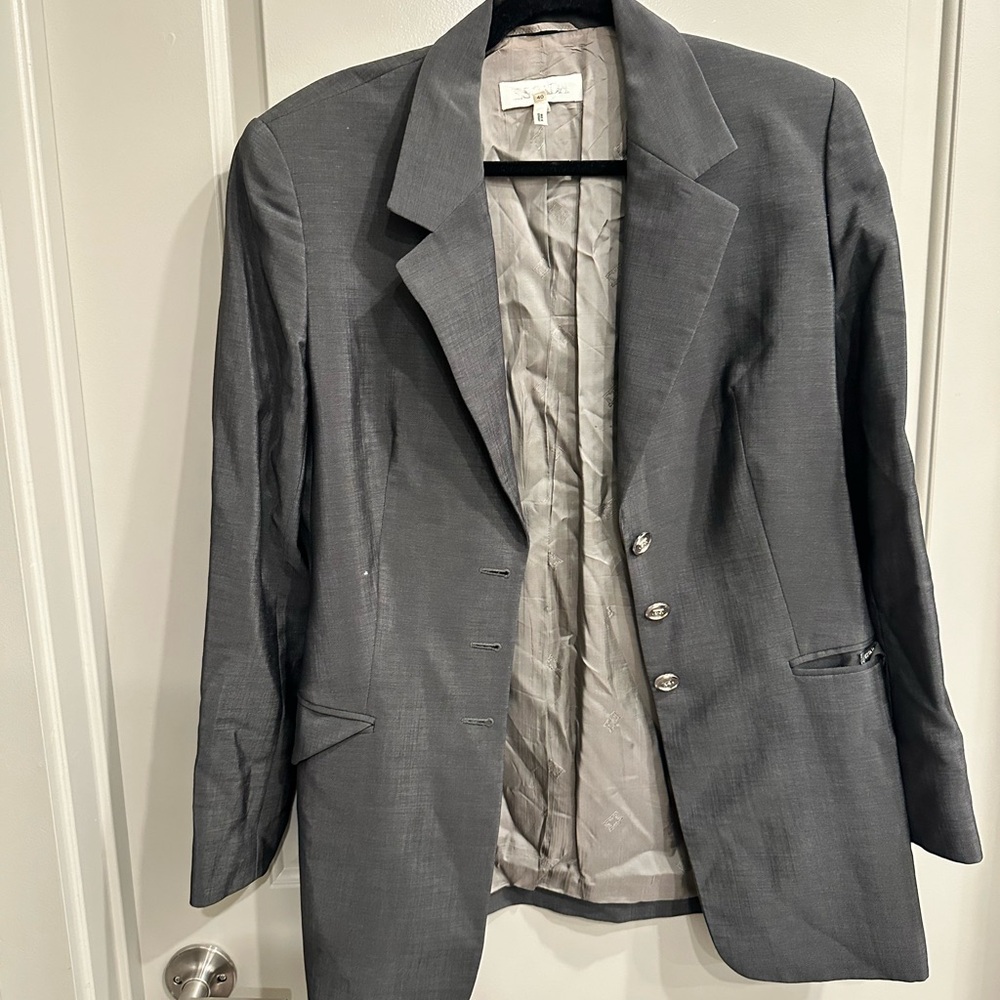 Escada Gray Blazer